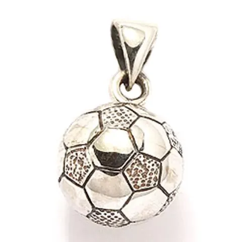 Kollektionsprov fotboll hängen i silver