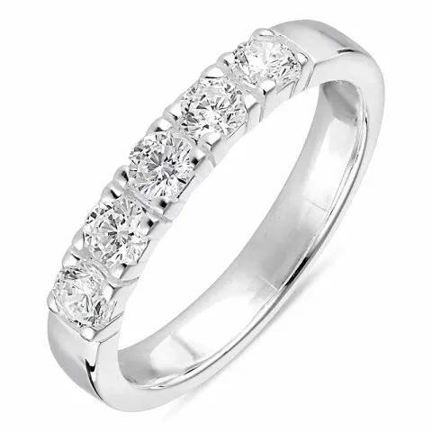 Kollektionsprov zirkon ring i silver