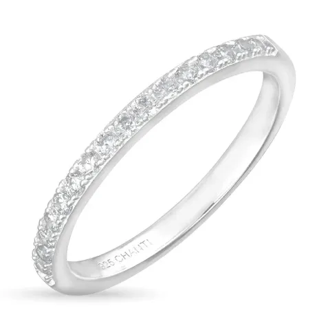 Kollektionsprov zirkon alliancring i silver