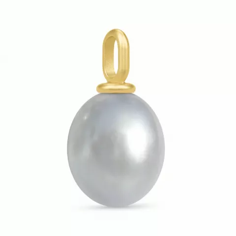 Julie Sandlau pärla hängen i förgyllt silver
