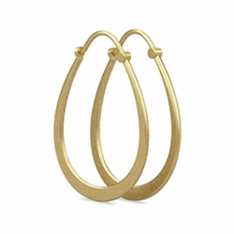 Julie Sandlau Classic creol i förgyllt silver