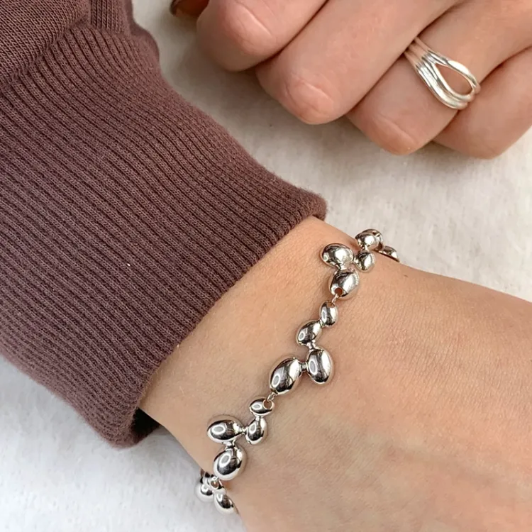 armband i silver 18 cm plus 3 cm x 11,0 mm