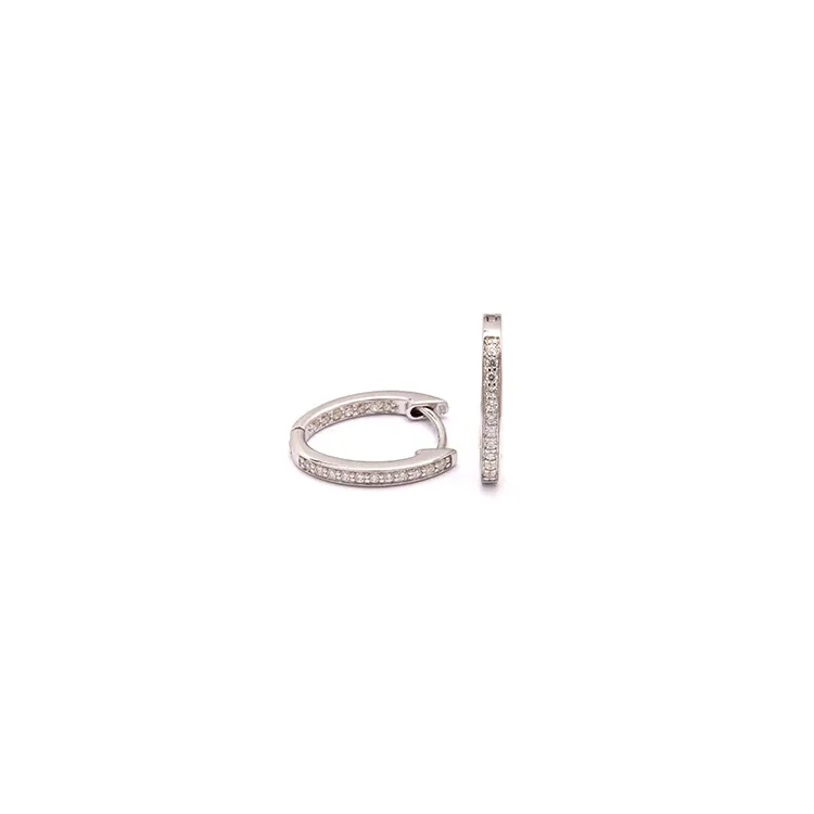 18 mm zirkon creol i silver