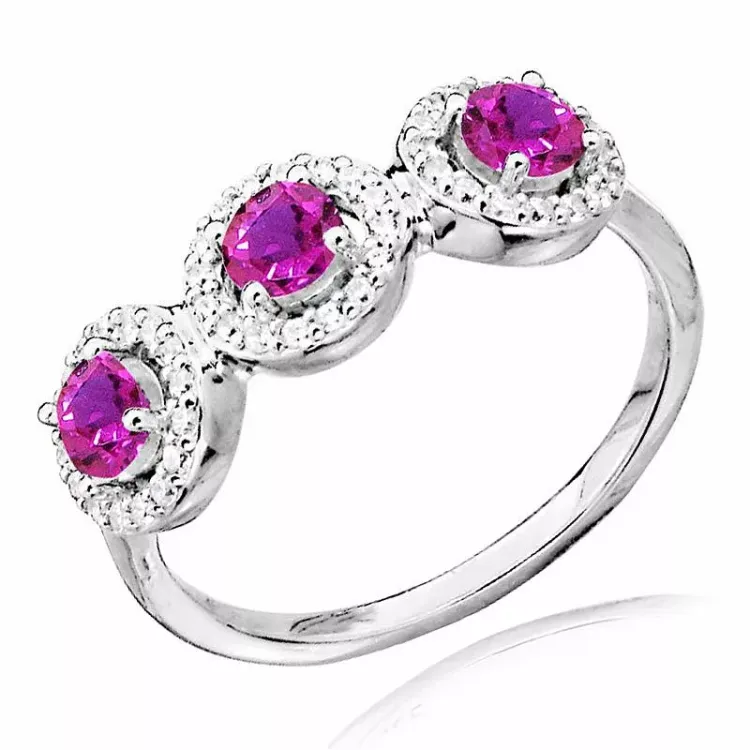 rund ring i silver