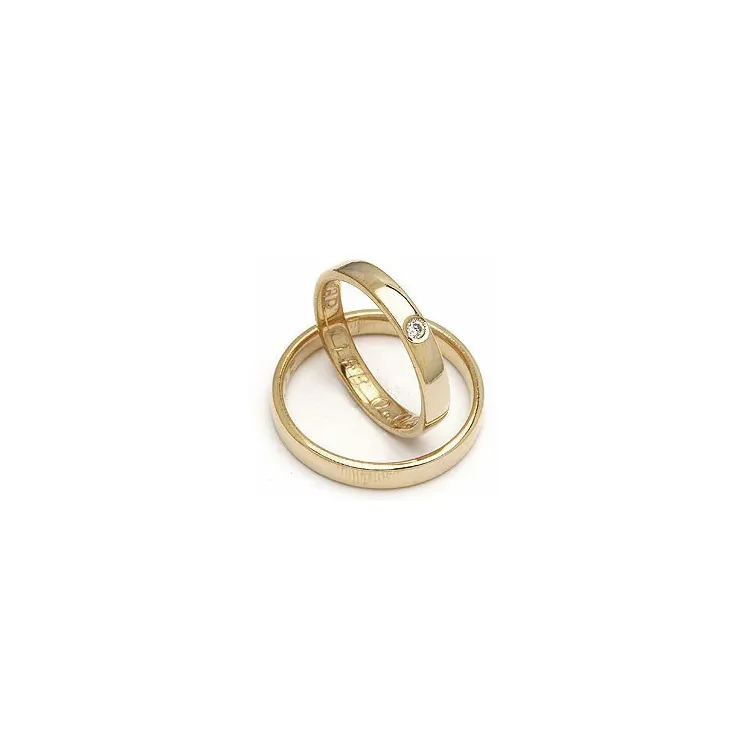 Vigselsringe från rs of scandinav i guld 0,02 ct