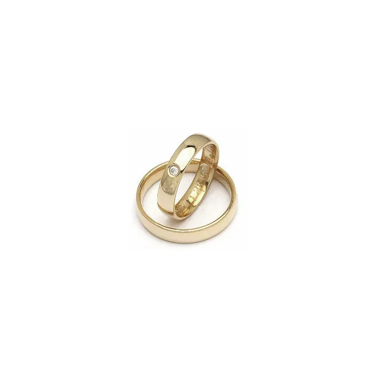 Vigselsringe från rs of scandinav i 14  karat guld 0,02 ct