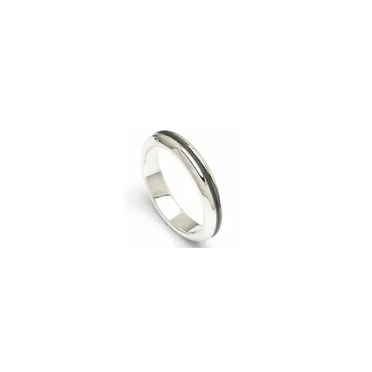 Vigselsring från rs of scandinavi i oxiderat sterlingsilver