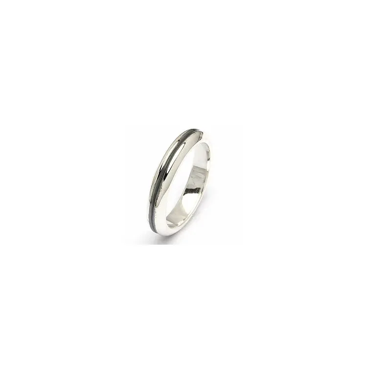 Vigselsring från rs of scandinavi i oxiderat sterlingsilver