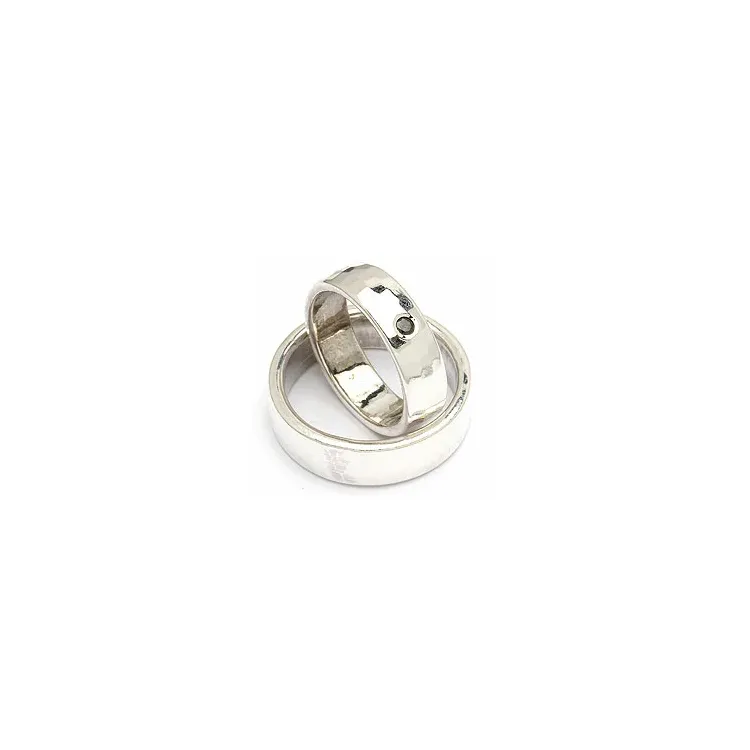 Vigselsringe från rs of scandinav i silver 0,05 ct