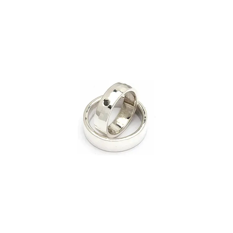 Vigselsringe från rs of scandinav i silver 0,05 ct