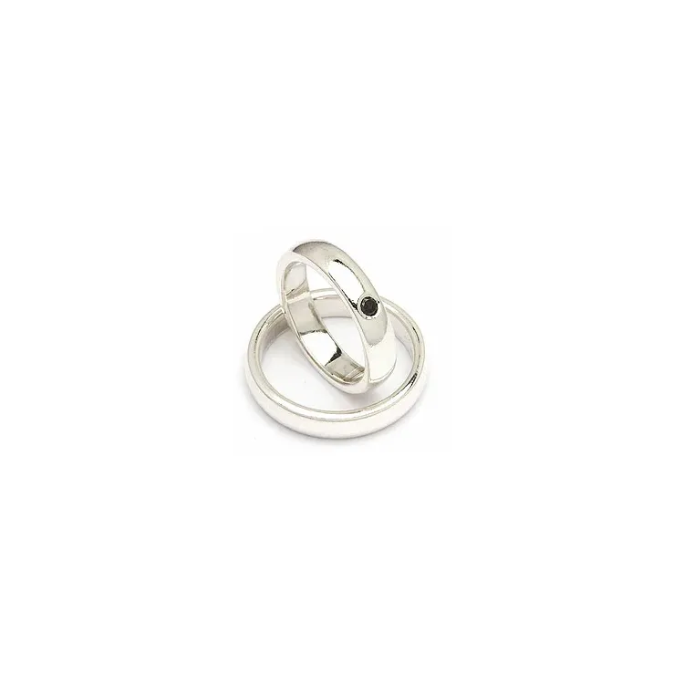 Vigselsringe från rs of scandinav i silver 0,05 ct