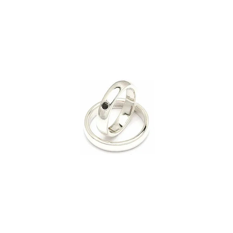 Vigselsringe från rs of scandinav i silver 0,05 ct
