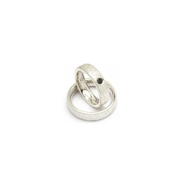 Vigselsringe från rs of scandinav i silver 0,10 ct