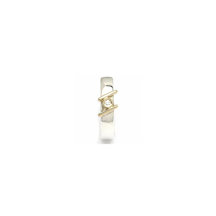 Vigselsring från rs of scandinavi i silver och vanl. guld