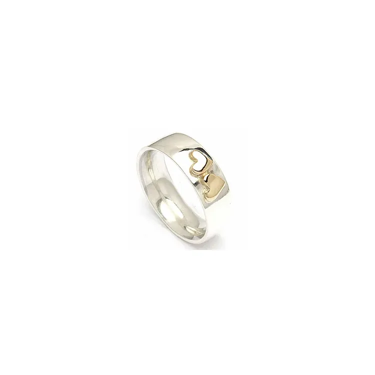 Vigselsring från rs of scandinavi i silver och vanl. guld