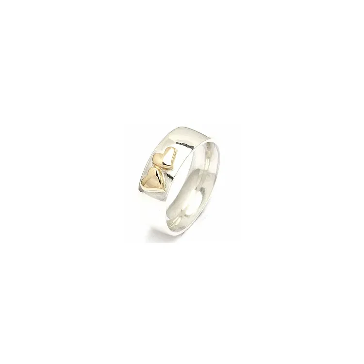 Vigselsring från rs of scandinavi i silver och vanl. guld