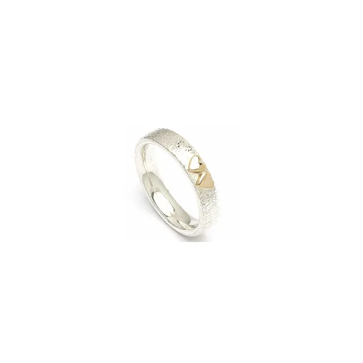 Vigselsring från rs of scandinavi i silver och vanl. guld