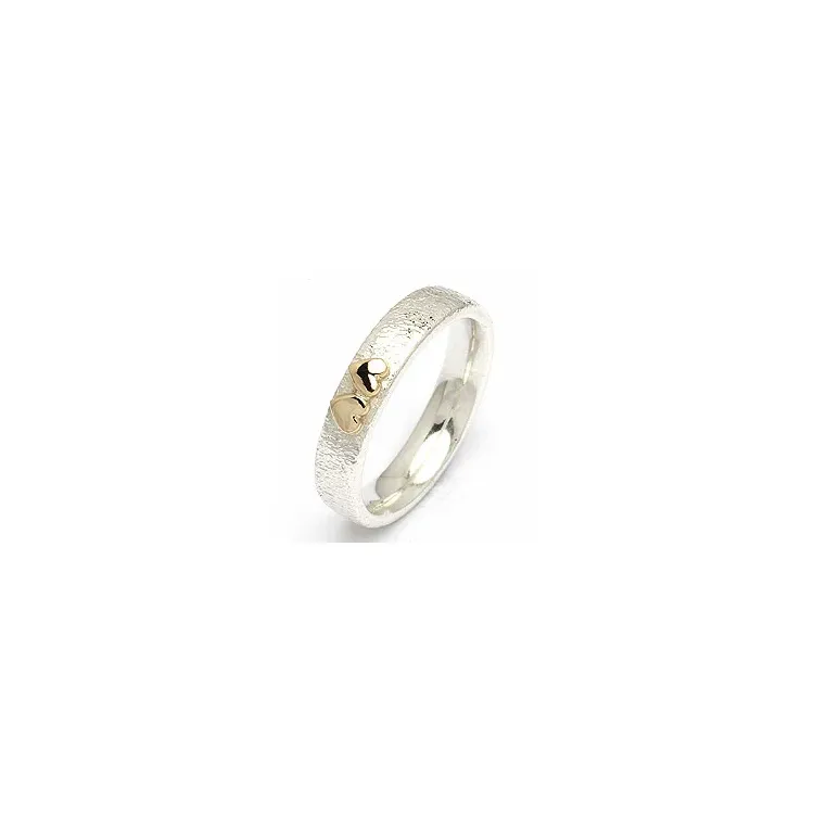 Vigselsring från rs of scandinavi i silver och vanl. guld