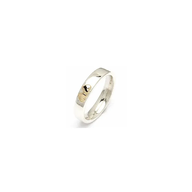 Vigselsring från rs of scandinavi i 8 karat silver och vanl. guld