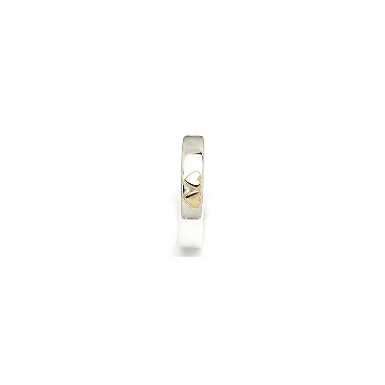 Vigselsring från rs of scandinavi i 8 karat silver och vanl. guld