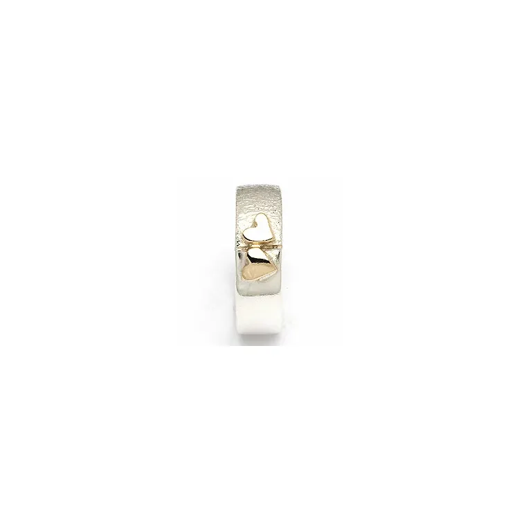 Vigselsring från rs of scandinavi i silver och vanl. guld
