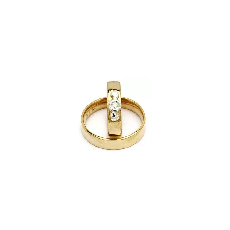 Vigselsringe från rs of scandinav i guld- och vitguld 0,02 ct