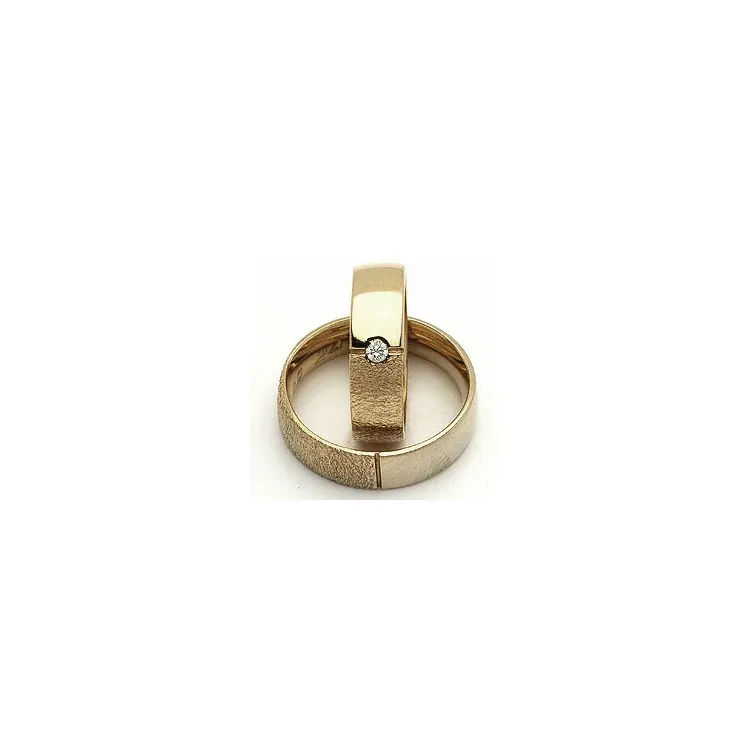 Vigselsringe från rs of scandinav i 14  karat guld 0,03 ct