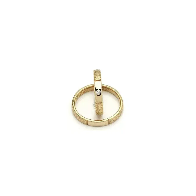 Vigselsringe från rs of scandinav i 8 karat guld 0,02 ct