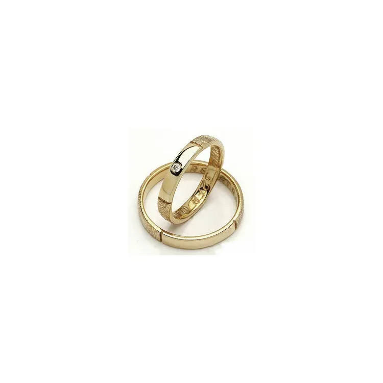 Vigselsringe från rs of scandinav i 14  karat guld 0,02 ct