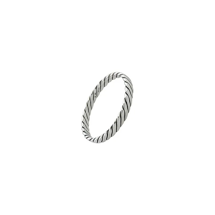 4 x 9 mm RS of Scandinavia armring i oxiderat sterlingsilver