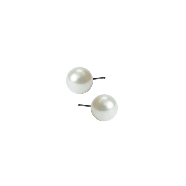 5 mm Blomdahl runda örhängen i titan