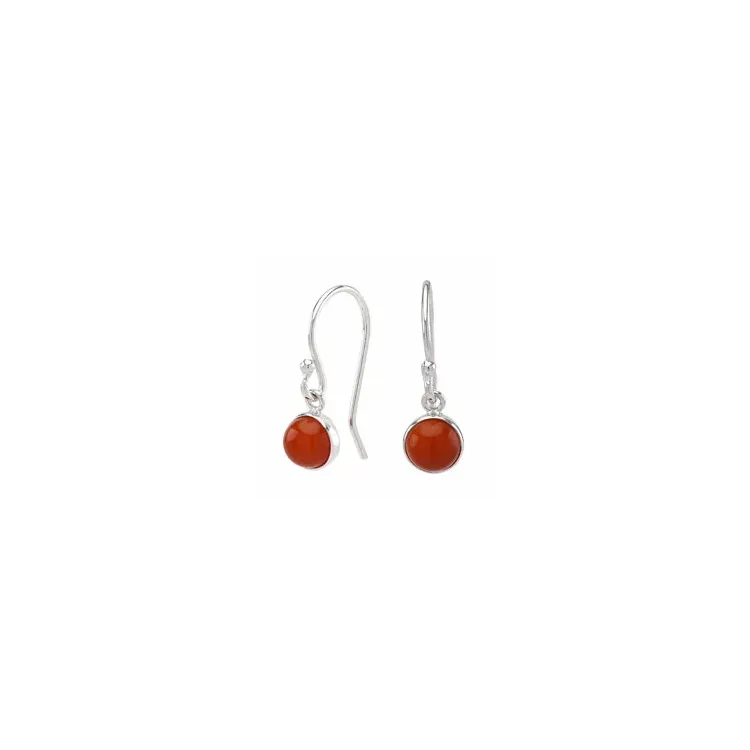 NORDAHL ANDERSEN Sweets onyx örhängen i silver röd onyx