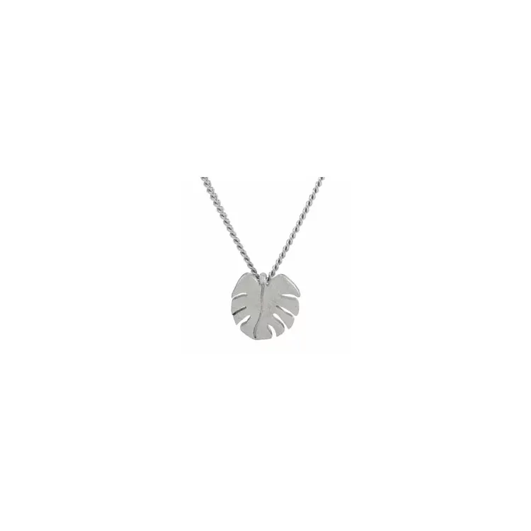 NORDAHL ANDERSEN Leaf blad hängen med halskedja i silver
