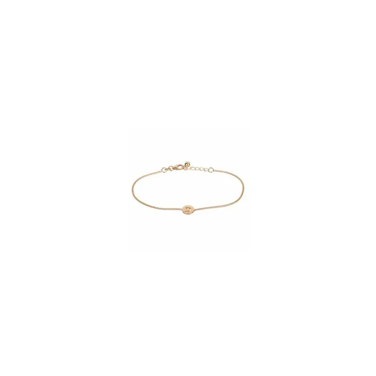 NORDAHL ANDERSEN D armband i förgyllt silver