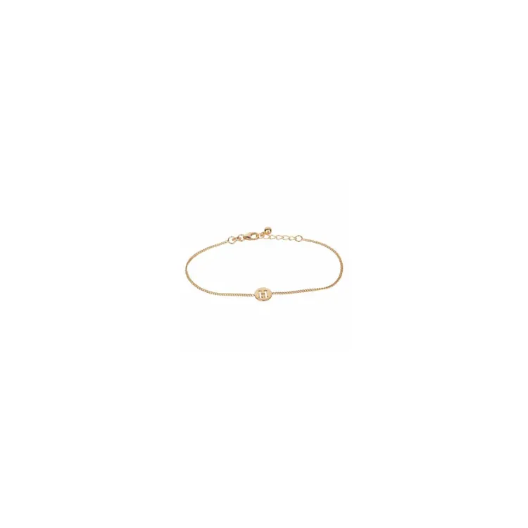 NORDAHL ANDERSEN H armband i förgyllt silver