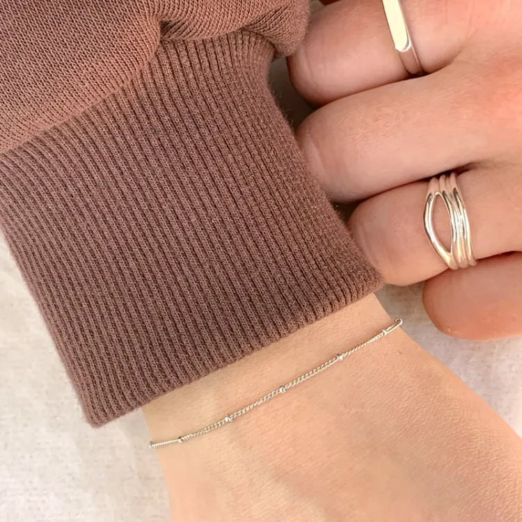 NORDAHL ANDERSEN armband i silver