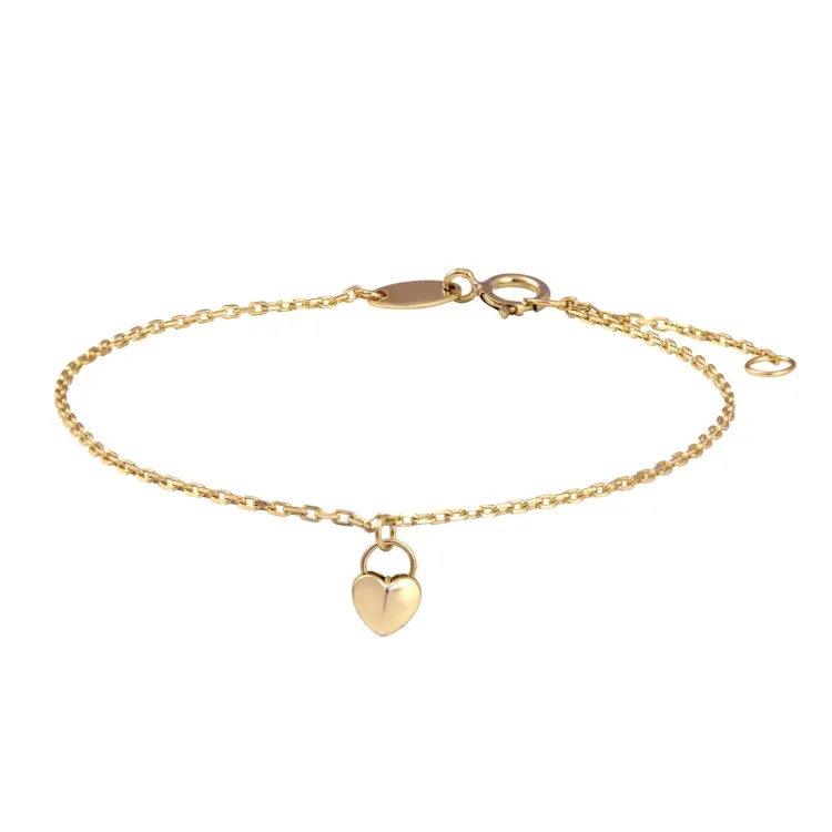 barn NORDAHL ANDERSEN hjärta armband i 8 karat guld