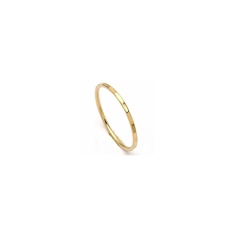 Elegant Simple Rings ring i förgyllt silver