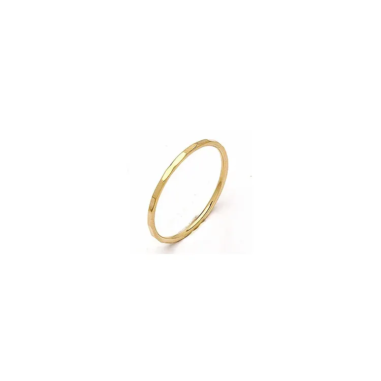 Elegant Simple Rings ring i förgyllt silver
