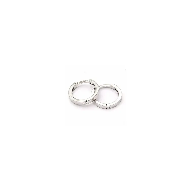 12 mm creol i 9 karat vitguld