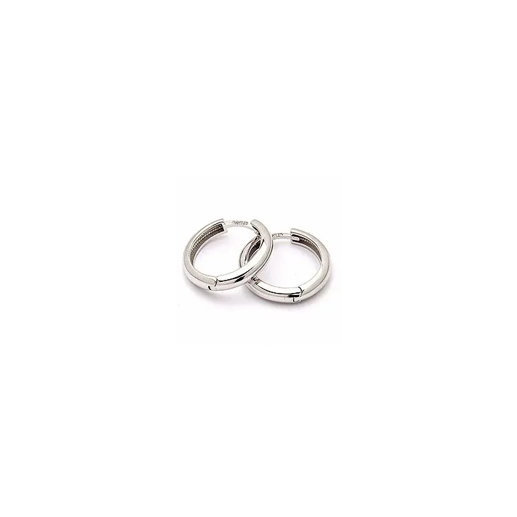 15 mm creol i 9 karat vitguld
