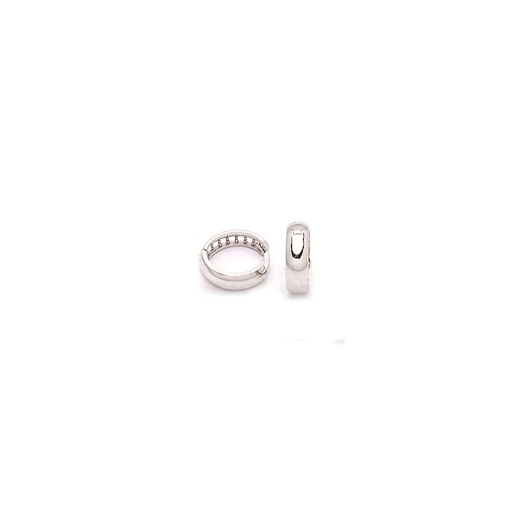 12 mm creol i 9 karat vitguld