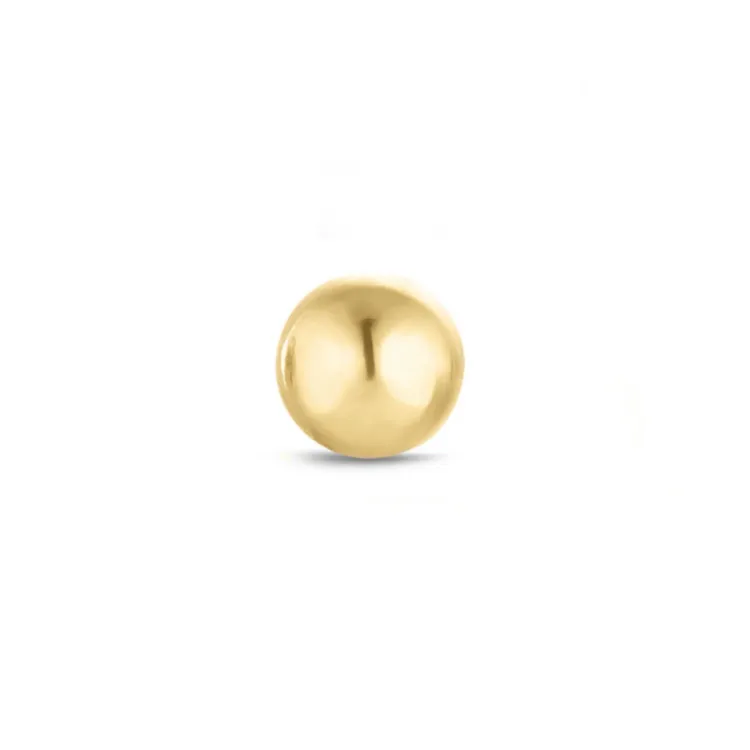 1/2 par 3 mm örhängen i 9 karat guld - Gold Collection