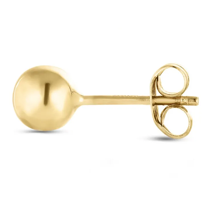 1/2 par 5 mm örhängen i 9 karat guld - Gold Collection