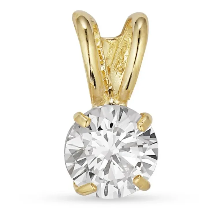 runt hängen i 9 karat guld - Gold Collection