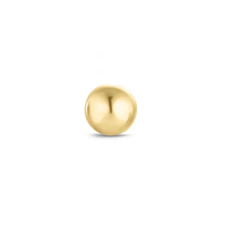 1/2 par 2 mm örhängen i 9 karat guld - Gold Collection