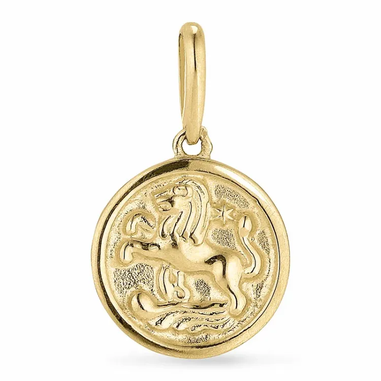 stjärnteck lejonet hängen i 9 karat guld - Gold Collection