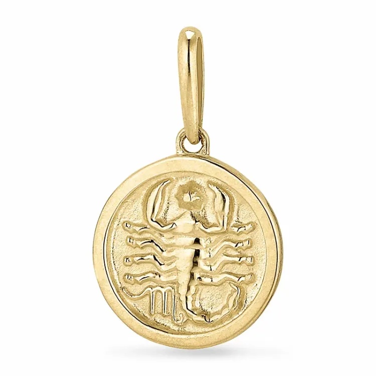 stjärnteck skorpionen hängen i 9 karat guld - Gold Collection