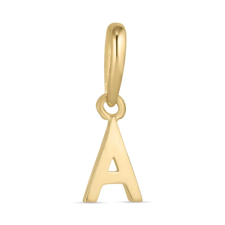 bokstav a hängen i 9 karat guld - My Letter