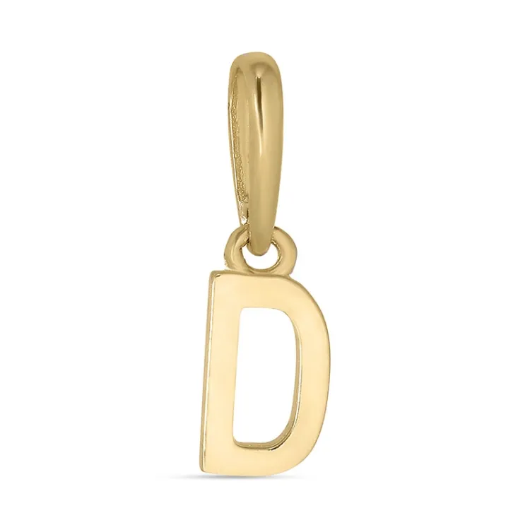 bokstav d hängen i 9 karat guld - My Letter